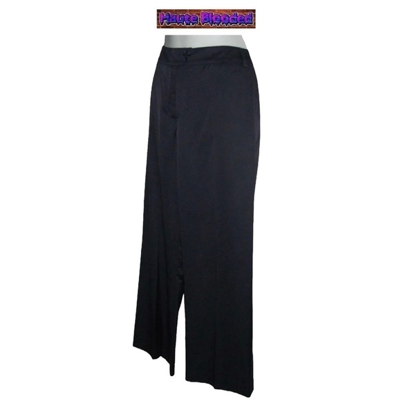 Etro Pants Neiman Marcus Blue Shiny Career Saks Slacks Designer Trousers Short - Picture 4 of 9